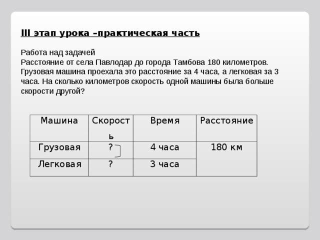 Легковой автомобиль проехал. От села до города легковой автомобиль доехал за 2 ч а грузовой за 5 ч. От села до города легковой автомобиль доехал. Расстояние от села. От села до города легковой автомобиль доехал за 3 ч а грузовой за 5 ч.