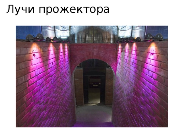 Лучи прожектора  