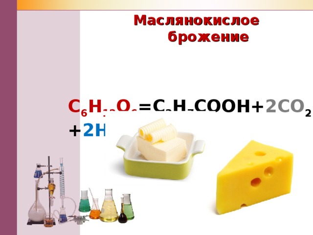 Маслянокислое брожение схема