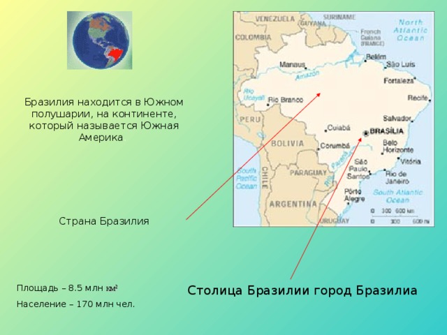 В каком полушарии находится амазонка