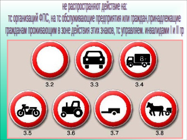 Знаки разрешенной максимальной массы