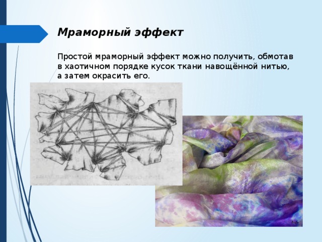 Технологическая карта холодного батика