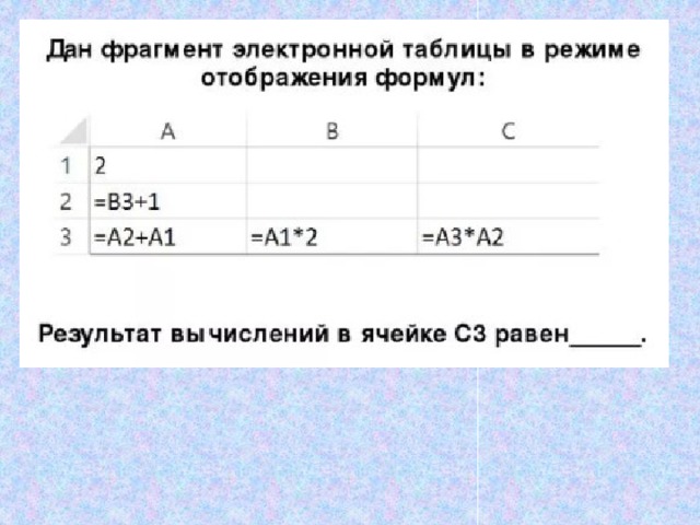 Презентация по информатике электронные таблицы 9 класс