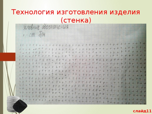 Технология изготовления изделия  (стенка)   слайд11 