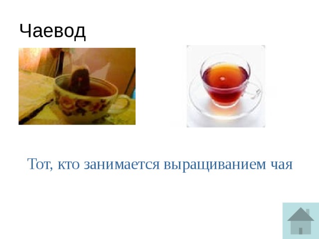 Чаевод Тот, кто занимается выращиванием чая 