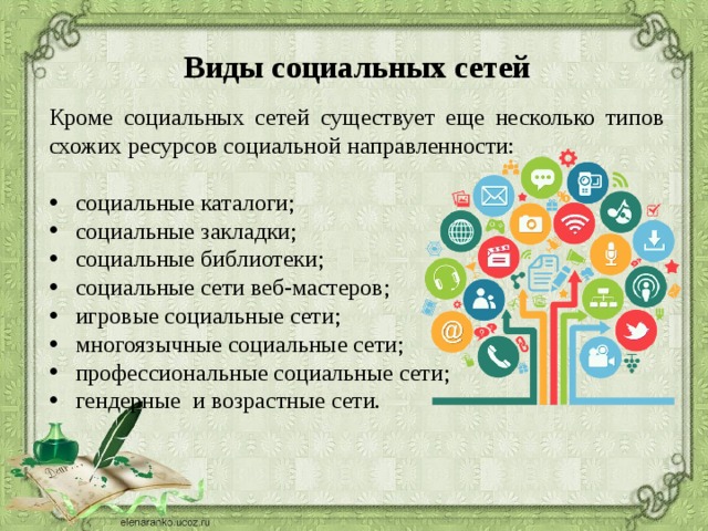 Презентация вред соц сетей