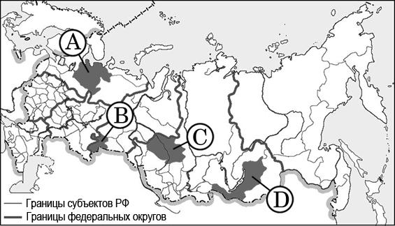 Азиатская часть россии контурная карта