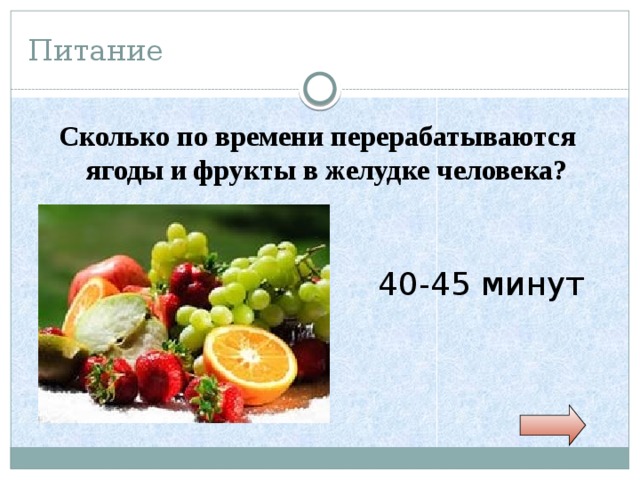 Сколько питание. Сколько по времени перерабатываются ягоды в желудке человека. Сколько перерабатываются фрукты времени.