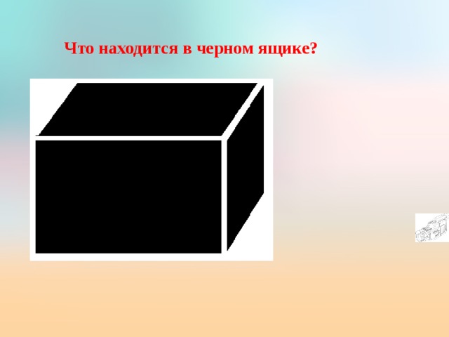 Что находится в черном ящике?