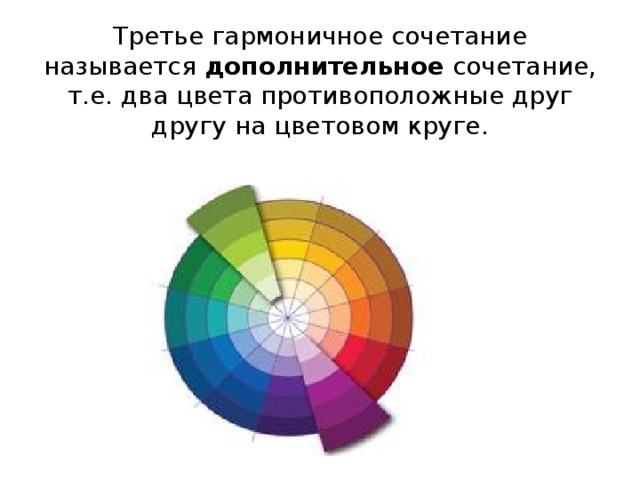 Как называется сочетание цветов на картине их согласованность и оттенки