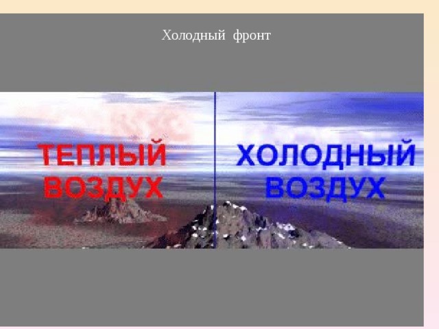 Холодный фронт 