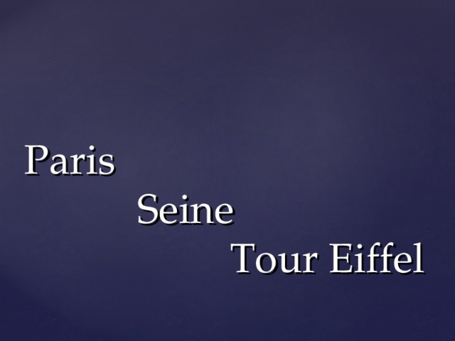 Paris  Seine  Tour Eiffel 