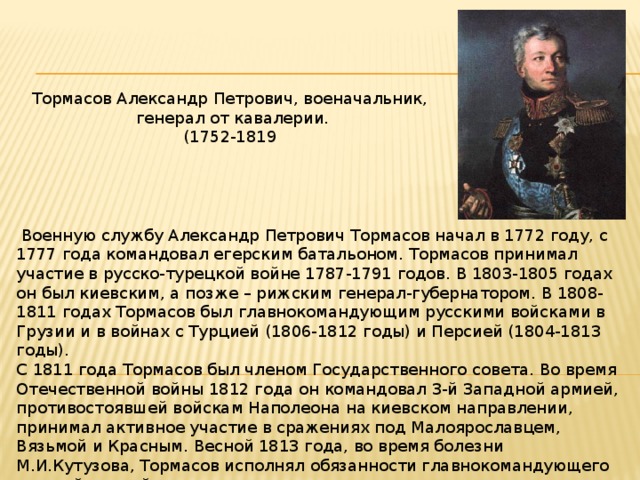 Герои отечественной войны 1812 презентация