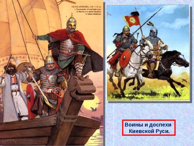 Воины и доспехи  Киевской Руси. 