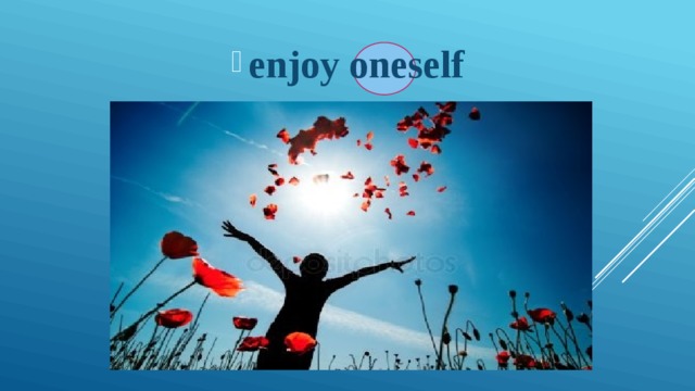 enjoy oneself 