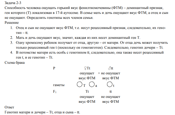 Генотип матери