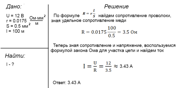 Какая формула является законом ома для участка цепи