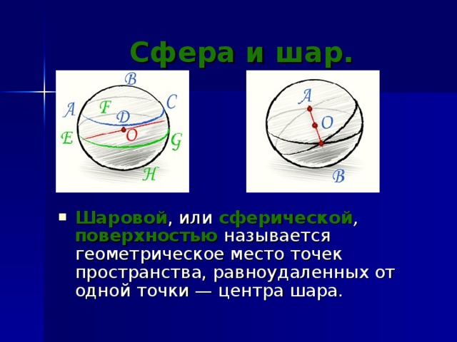 1 центр шара. Геометрическое место точек в пространстве. Геометрическое место точек сфера. Геометрическое место точек равноудаленных от центра. Шар ГМТ точек.