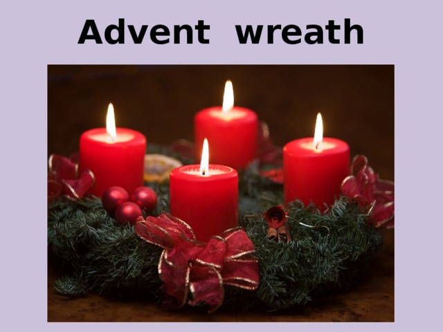 Advent wreath 