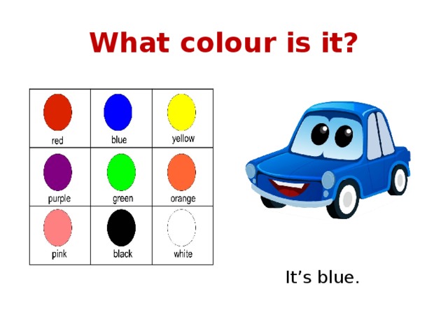 What colour is it? It’s blue. 