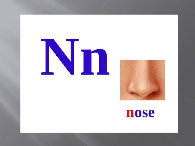 Nose перевод. Буква n в английском языке. Буква nn. Nose карточка по английскому. Карточка с изображением носа.