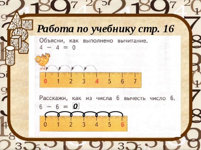 Вычитание 1 класс презентация