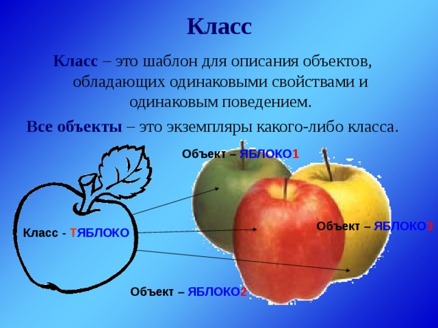 Классы объектов 3 класс