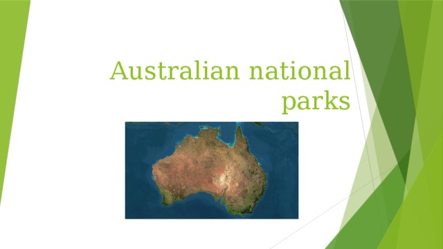 Australian national parks 