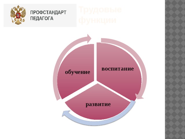 Трудовые функции воспитание обучение развитие