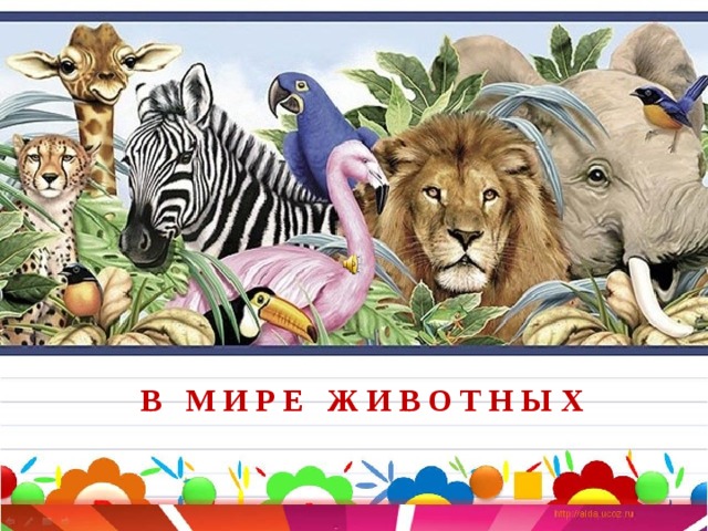 В М И Р Е Ж И В О Т Н Ы Х 