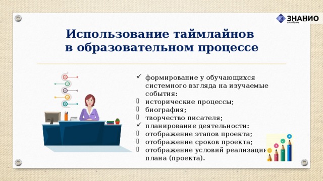 Использование таймлайнов в образовательном процессе