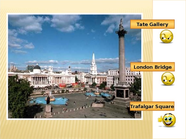 Tate Gallery London Bridge Trafalgar Square