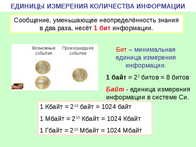 Раз сообщение. Бит минимальная единица измерения информации. Сообщение, уменьшающее знаний в 2 раза несет бит информации.. Сообщение уменьшающее неопределенность знаний в два раза несет. Сообщение, уменьшающее неопределенность знаний в 2 раза, несе.