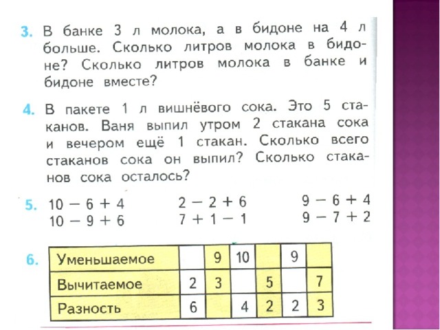 Презентация по математике 1 класс литр школа россии