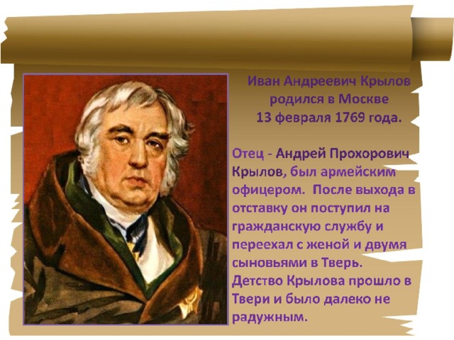 Иван крылов презентация 3 класс школа россии