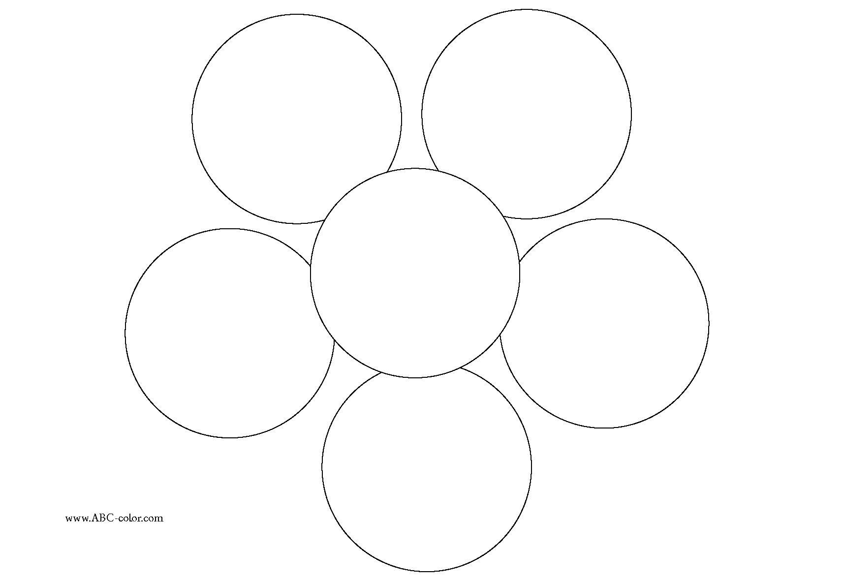 Рисунок с 5 кругами. Круг раскраска. Раскраска кружочки. Круг раскраска для детей. Цветок из кругов.