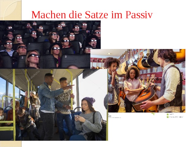 Machen die Satze im Passiv 