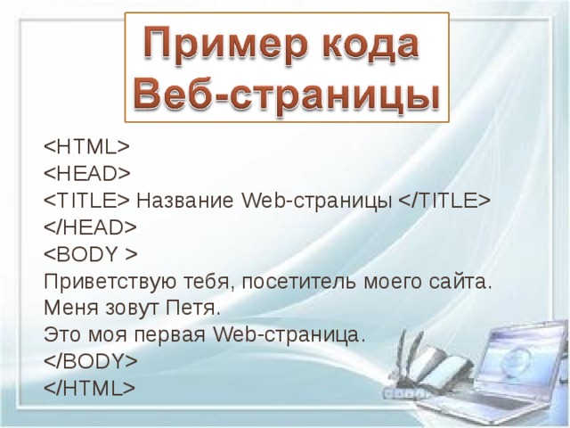 Web сайты презентация