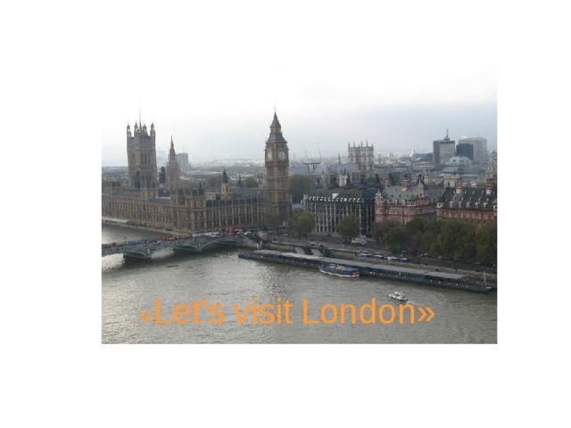 « Let's  visit  London » 