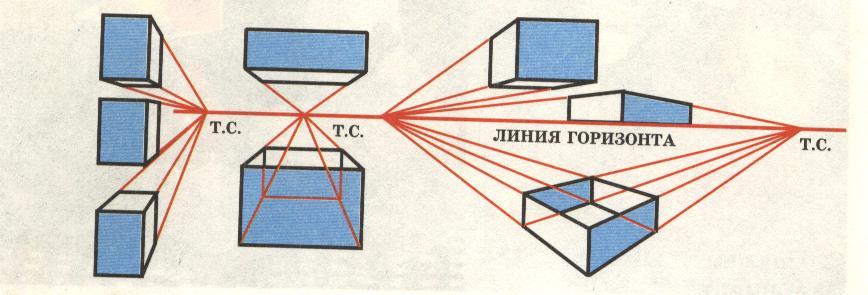 Линия горизонта находится