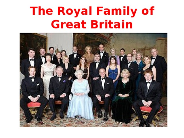 Royal family of great britain презентация