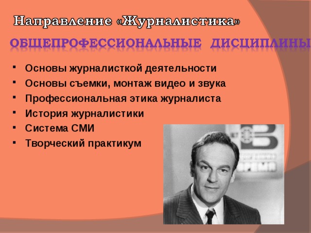 История журналистики презентация