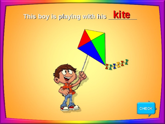 kite This boy is playing with his ________ CHECK NEXT 