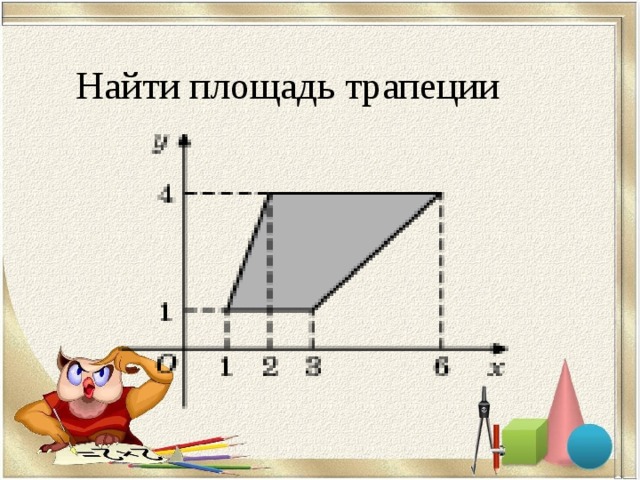 Найти площадь трапеции 