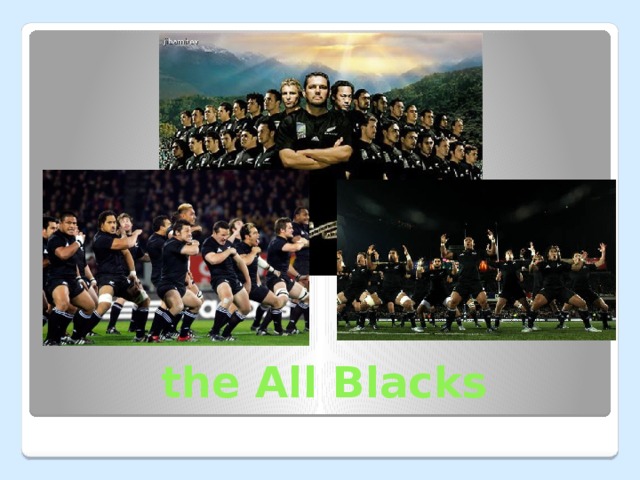 the All Blacks 