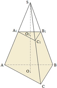 Правильная треугольная усеченная