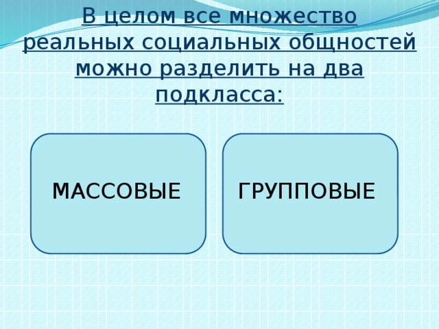 Презентация на тему социальные общности и группы