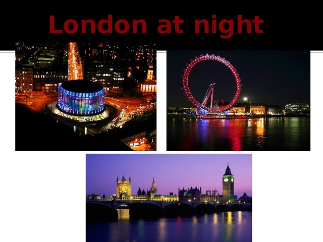 London at night 