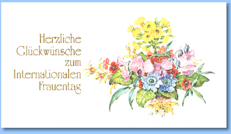 8 на немецком. Frauentag открытки. С 8 марта по немецки открытка. Немецкие открытки с 8 марта. Поздравительная открытка с 8 марта на немецком языке.