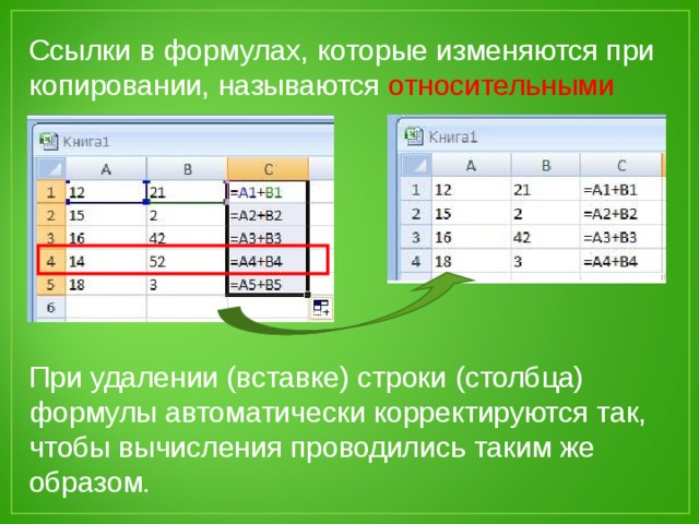 Формула столбца для таблицы